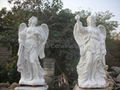 art sculptures with nature white marble,