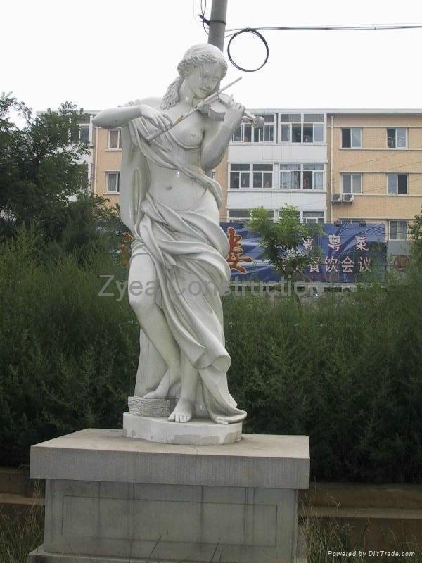 white marble sculpture for western customer 2
