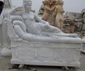 white marble sculpture for western customer 5