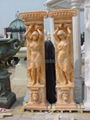 marble columns for building