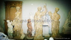 Four season marble statues