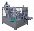 Liquid self supporting bag packing machine