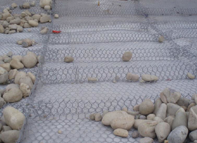 Factory wholesale galvanized wire rock wall hexagonal gabion box