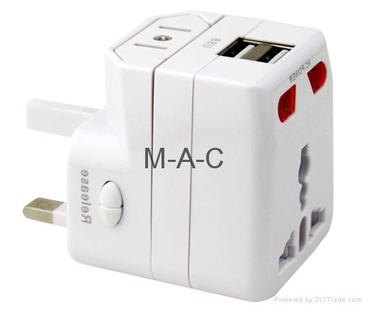 UK/US/AUS/EU Universal Travel Adaptor All in one adaptor