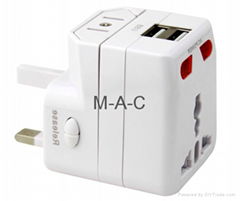 UK/US/AUS/EU Universal Travel Adaptor All in one adaptor