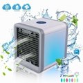 Mini USB Portable Air Cooler Fan Air Conditioner 7 Colors Light Desktop Air Cool