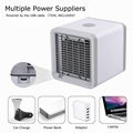 Mini USB Portable Air Cooler Fan Air Conditioner 7 Colors Light Desktop Air Cool