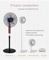 New folding telescopic mini fan USB rechargeable student portable small electric
