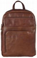 Brown Genuine Leather Backpack 2