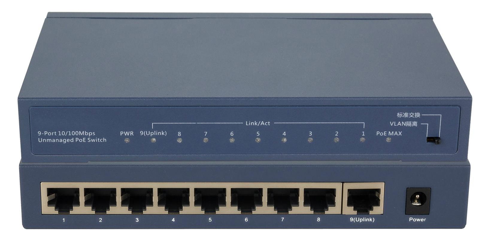 100Mbps IEEE802.3af 8 Port POE Switch PoE switch for IP Camera VoIP AP devices 