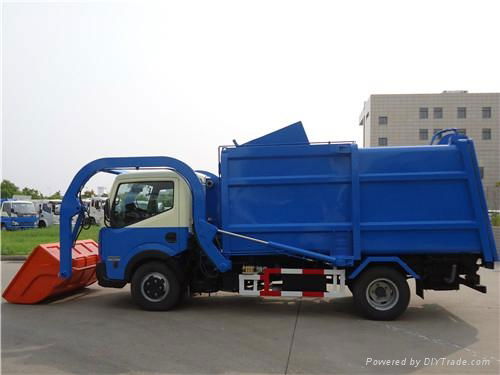 Compression garbage truck(front loading)