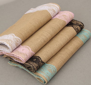 burlap table runner 2