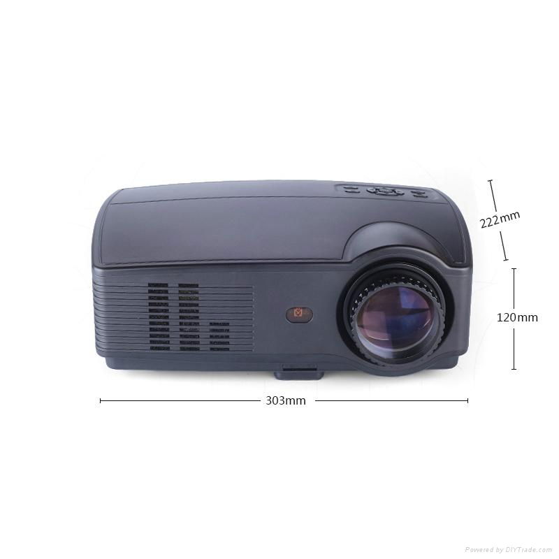 The Cheapest Projector with Multimedia TV HDMI USB Portable for Home Theater