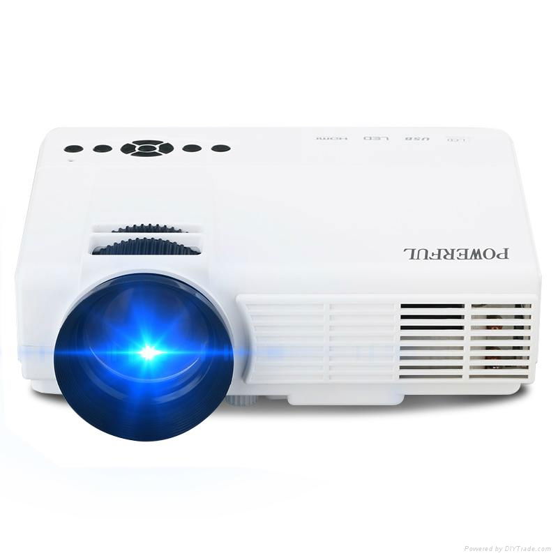 Handheld Portable Micro LED 3D HD Projector With phone Compatible 5