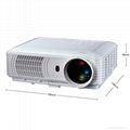 High Brightness 2800Lumens WXGA 1280x800 Home Theater Digital 1080P HD 3D Video