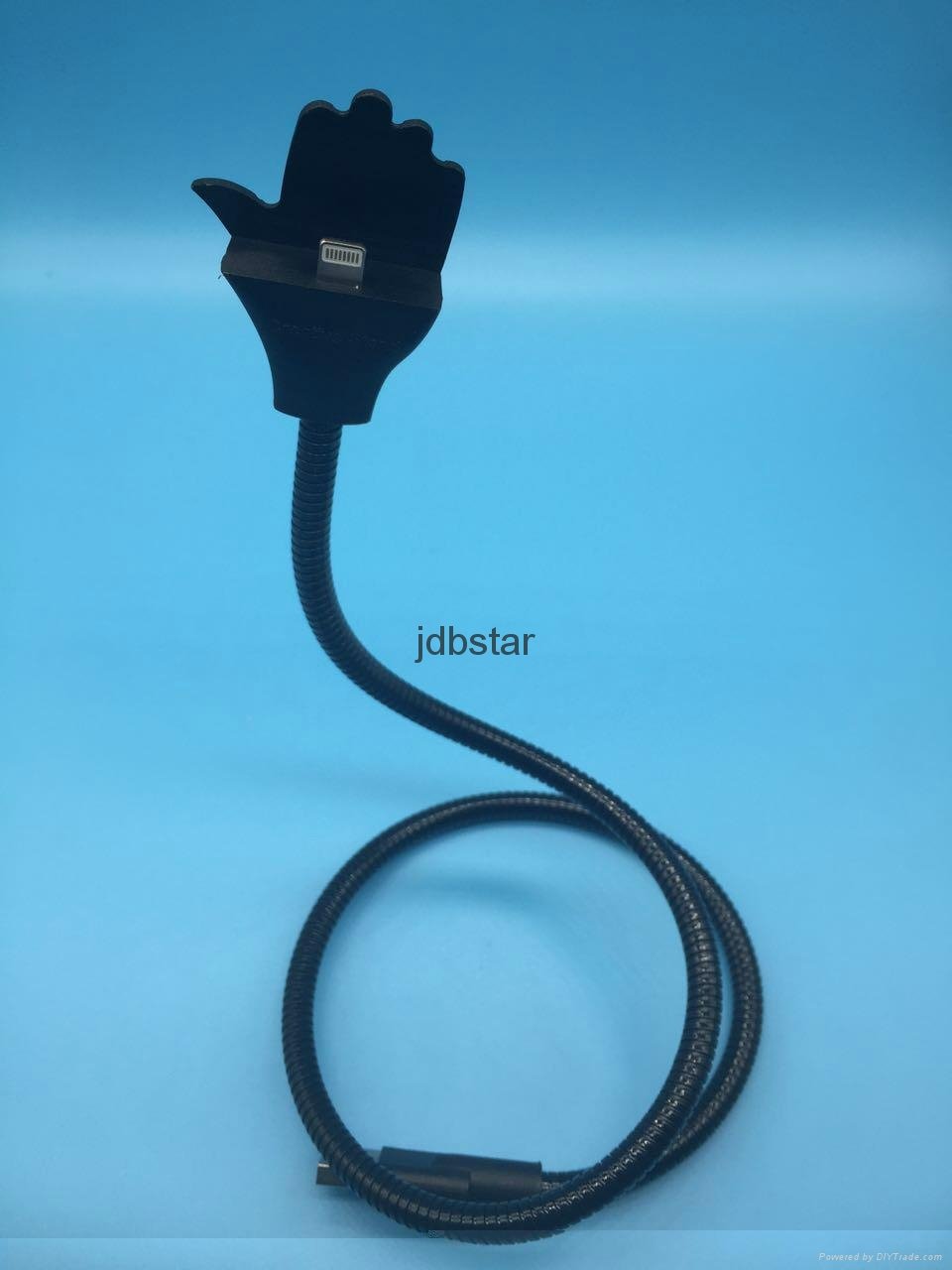 65cm mobile phone flexible stand up usb charge cable 4