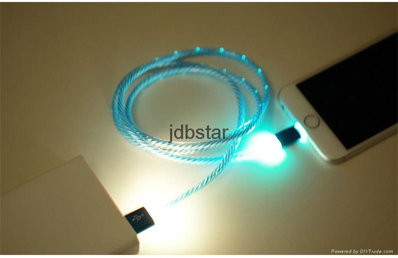 Mobile Phones LED Lightnning USB Cable 1m High Speed Charging+Data Sync Cable