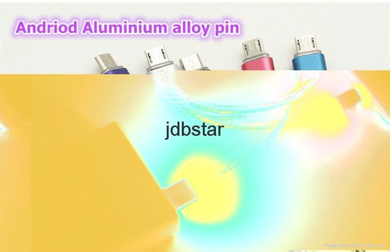 Mobile Phones LED Lightnning USB Cable 1m High Speed Charging+Data Sync Cable 5