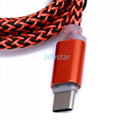 Cheap 6 Colors Braided USB Data Cable Cell Phone Charge Cable 3