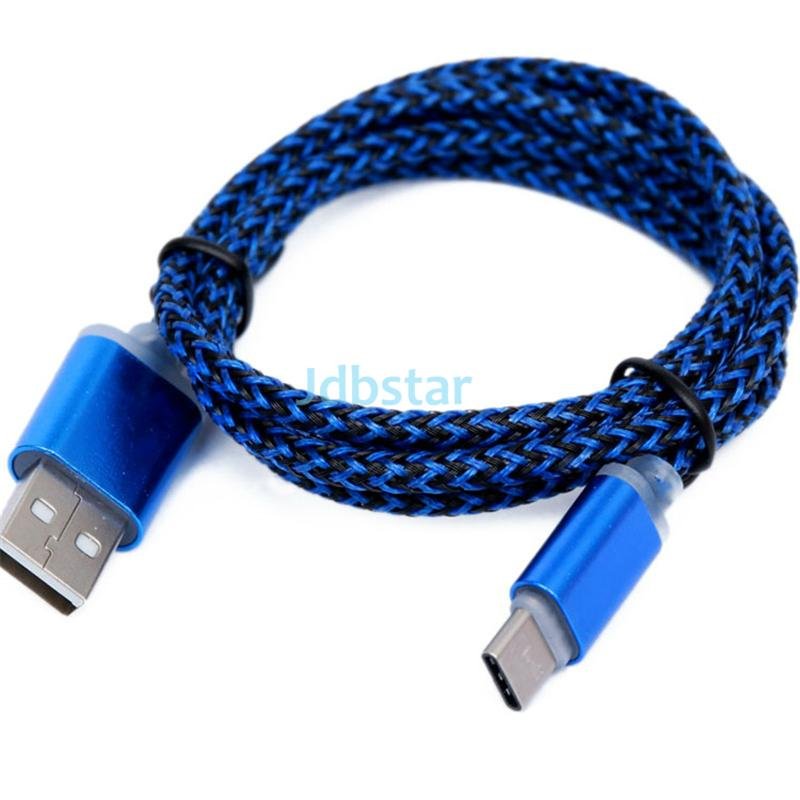 Cheap 6 Colors Braided USB Data Cable Cell Phone Charge Cable 4