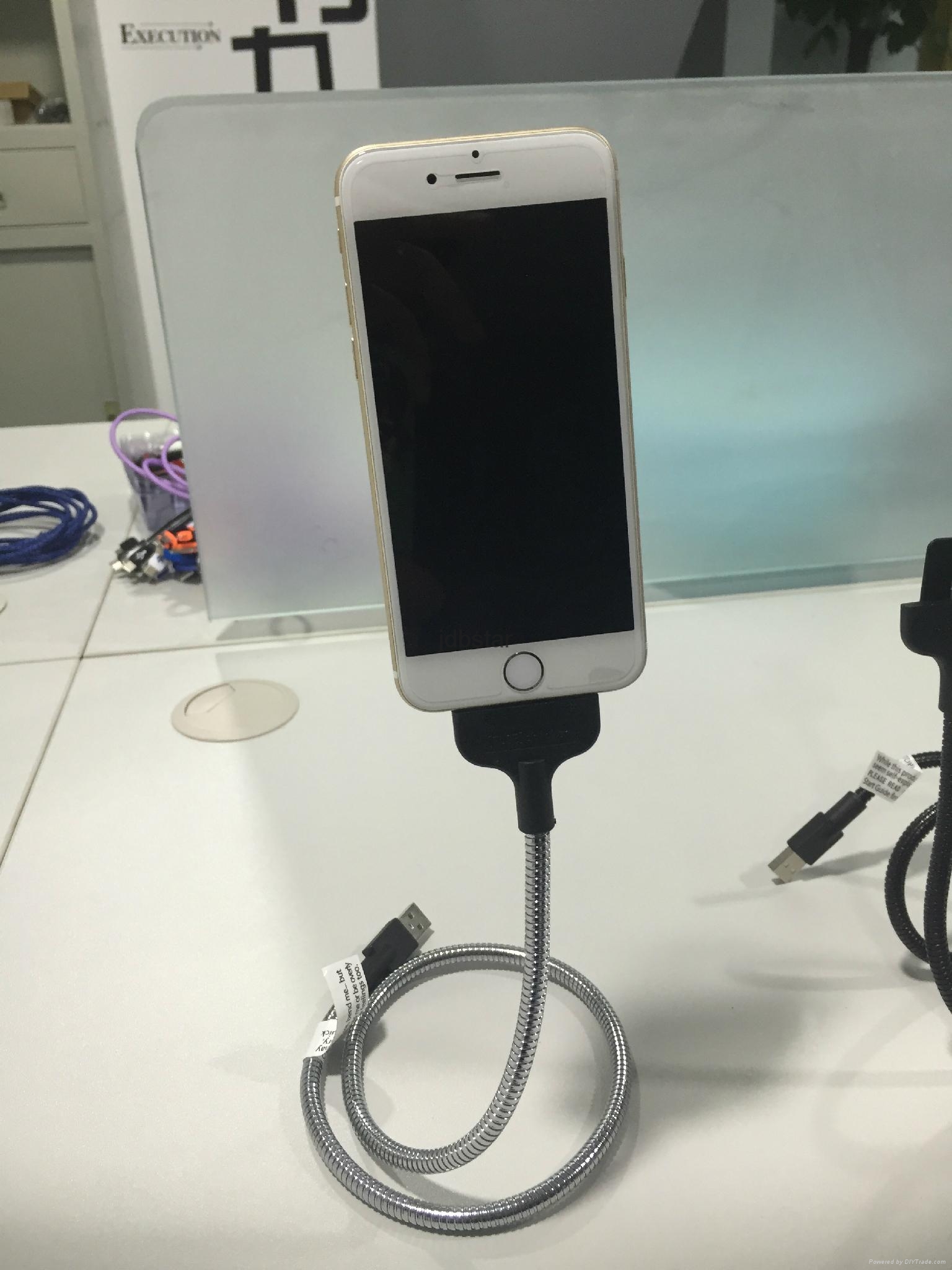 Lazy bracket micro usb charge cable for IOS Android device 1