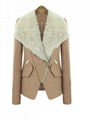 Khaki Women Winter Fashion Coat 3