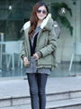 Green Women Winter Fashion Coat 2