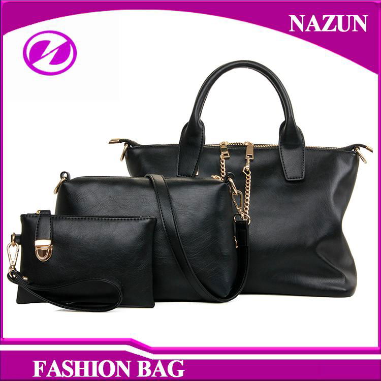 2017 wholesale high quality set women handbags fashion design lady handbag 2