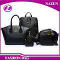 2017 hot sale lady handbags set with best price 3