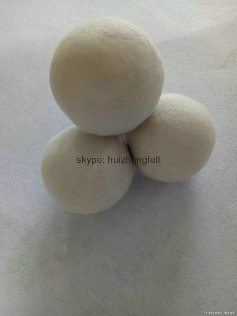 7cm diameter wool felt dryer  balls 