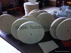 BSCI wool felt pads polishing felt wheel for mental polishing