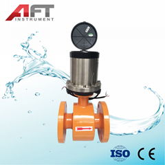 battery powered electromagnetic flow meter 