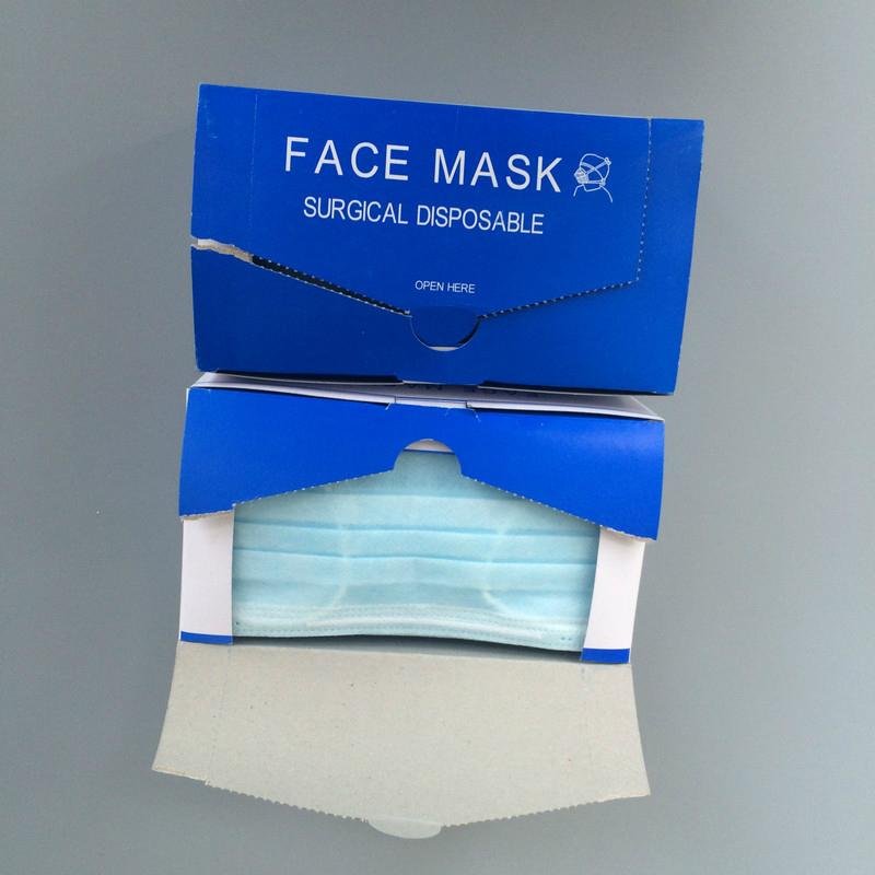 Disposable face mask with earloop or ties 3