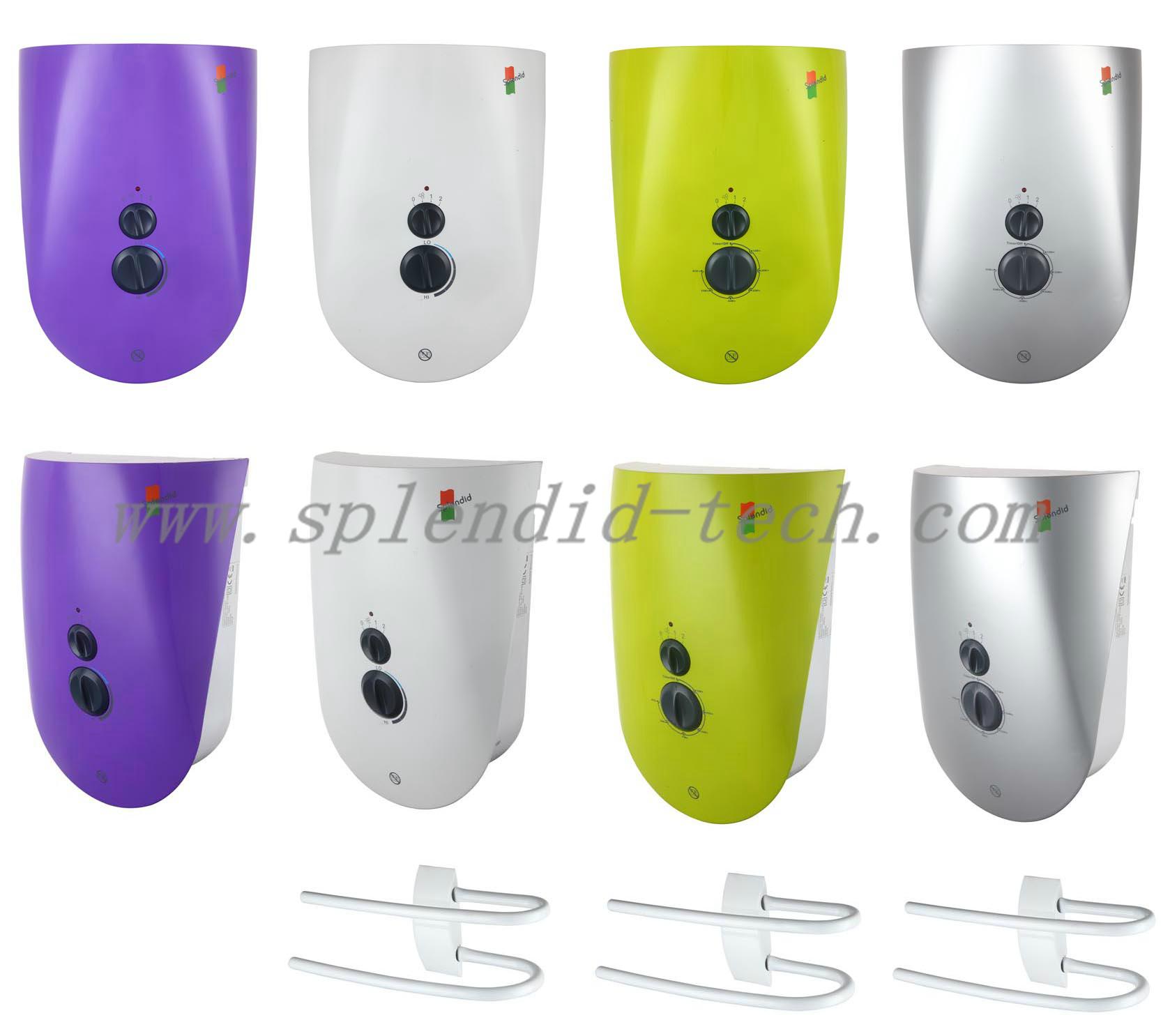 Bathroom down flow fan heater IP24 waterproof with towel rail towel