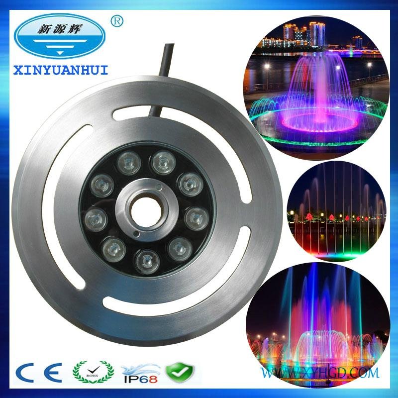 6W-36W Stainless steel Full Color Change Led Fountain Light