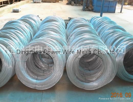 Cold galvanized wire