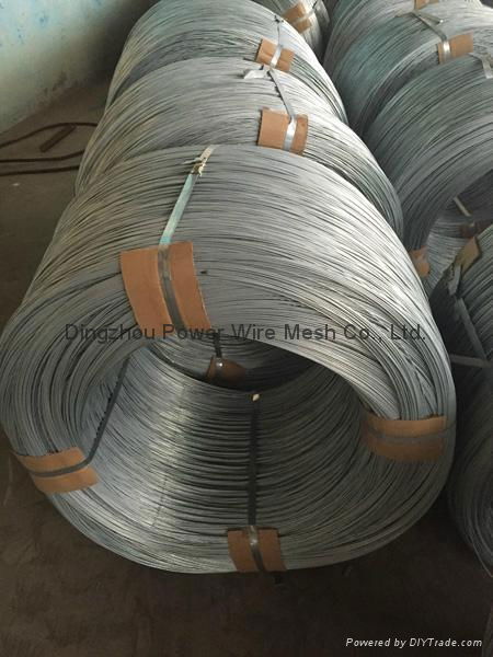 Cold galvanized wire