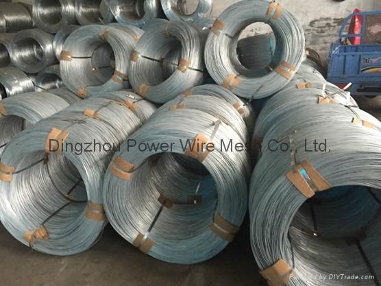 Cold galvanized wire