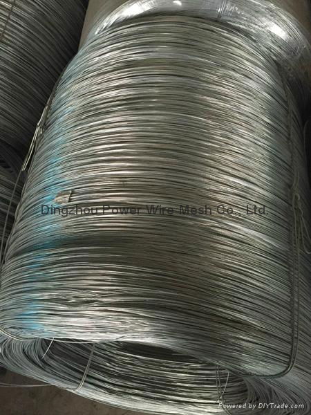 Hot dip galvanized wire