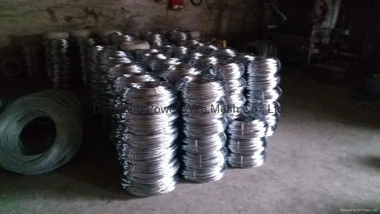 Galvanized wire drawing instead