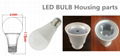 Factory Price 5w 7w Plastic+al led bulb A65 Housing parts  1