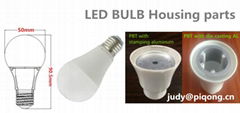 Latest Products in Market 5w a50 E27 plastic with Aluminum Led Bulb housing