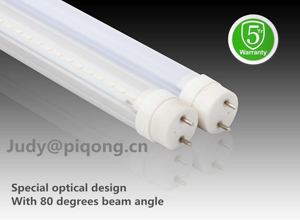 80 degrees beam angle 21W 4FT High lumens 120lm/W led tube light