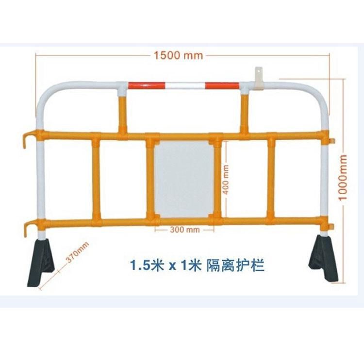 High Tenacity Temporary Yellow Road Safety PVC Traffic Barrier 2