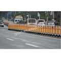 High Tenacity Temporary Yellow Road Safety PVC Traffic Barrier 3