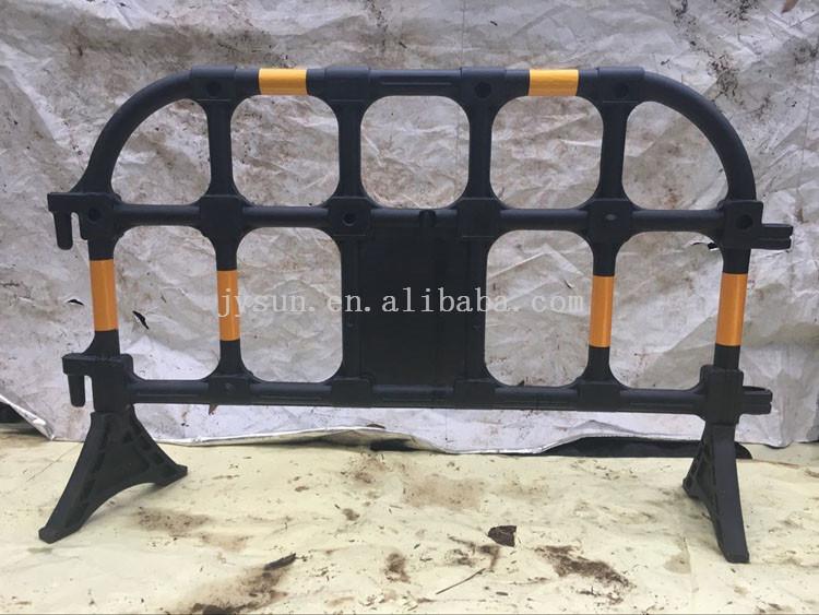 Plastic safety fence traffic barrier