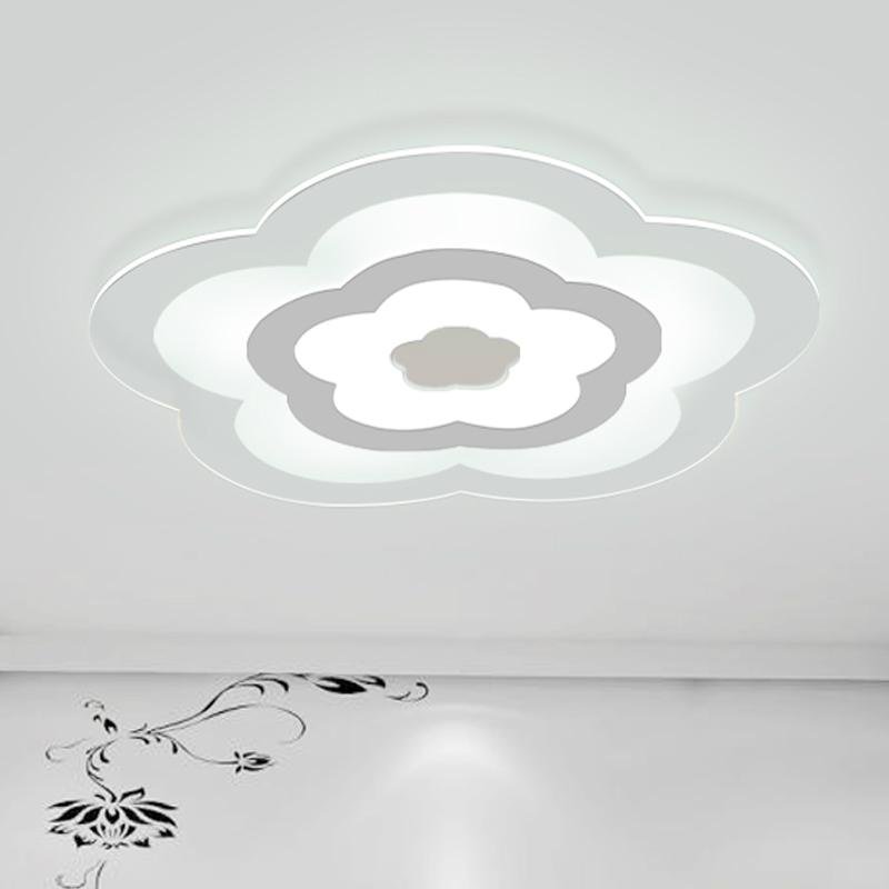 LED超薄现代简约创意餐厅温馨花形吸顶灯 2