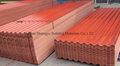 corrugated wave type upvc roof tile for civil buildings 5