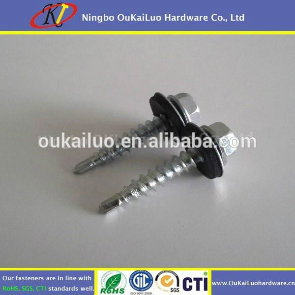 CC-22Stainless Steel Pozi Hex Head with Flange Self Tapping Screws