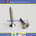 Nickel Plated Countersunk Head Torx Self